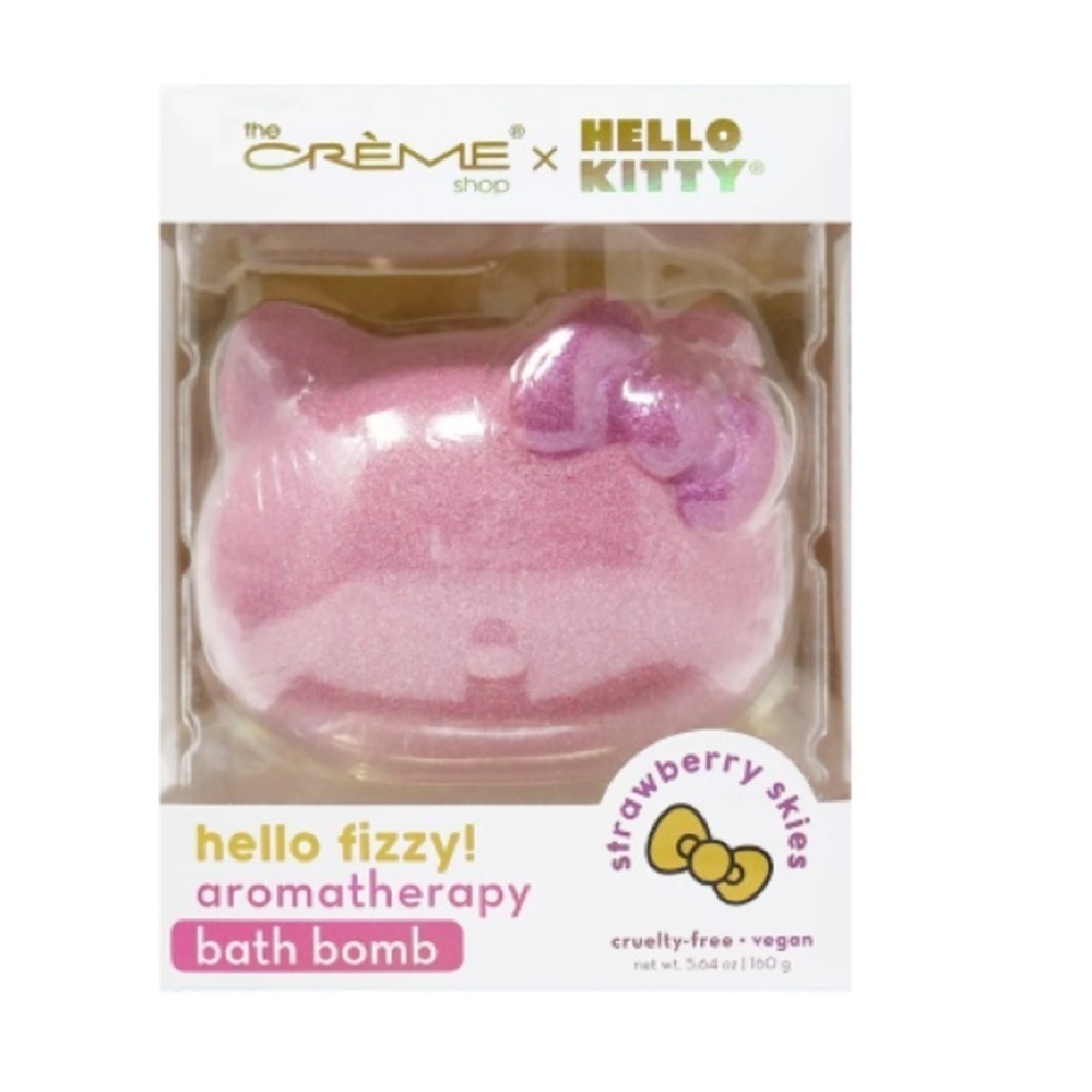 NIB Hello Kitty Aromatherapy Bath Bomb “Strawberry Skies”